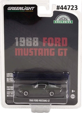 Ford Mustang GT 1968 Greenlight Exclusive 1/64