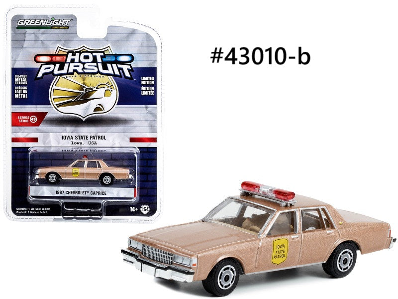 Chevrolet Caprice 1987 Police Greenlight Hot Pursuit 1/64