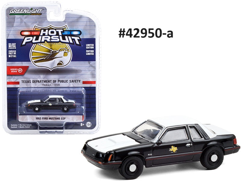 Ford Mustang SSP 1982 Greenlight Hot Pursuit 1/64