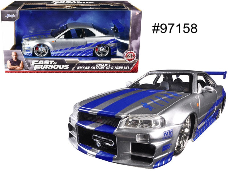 Nissan Skyline GT-R (R34) Fast & Furious Jada 1/24