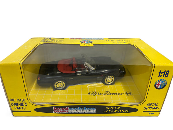 ALFA ROMEO SPIDER 1/18 JOUEF アルファロメオ Jouef Evolution製 1/18 アルファロメオ・スパイダー 2種 Jouef