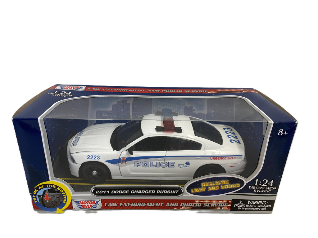 Dodge Charger Pursuit 2011 Police Ville de Québec Motor Max 1/24