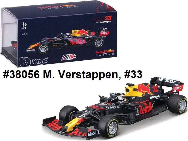 Aston Martin Red Bull Racing RB16B 2021 Burago 1/43