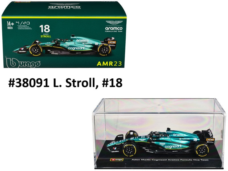 Aston Martin AMR23 Aramco Formula One Team Burago Signature Series 1/43