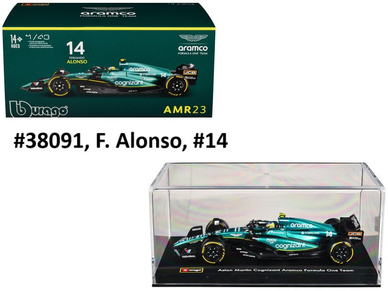 Aston Martin AMR23 Aramco Formula One Team Burago Signature Series 1/43