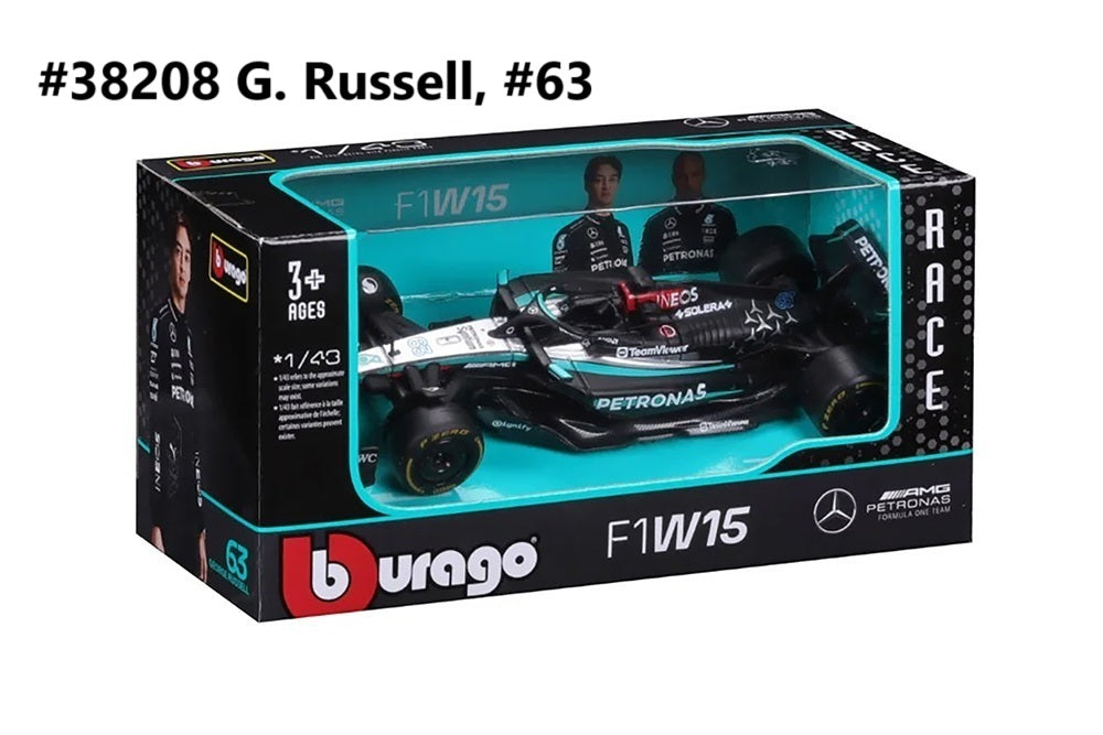 Mercedes-AMG F1 W15 E Performance 2024 Burago 1/43