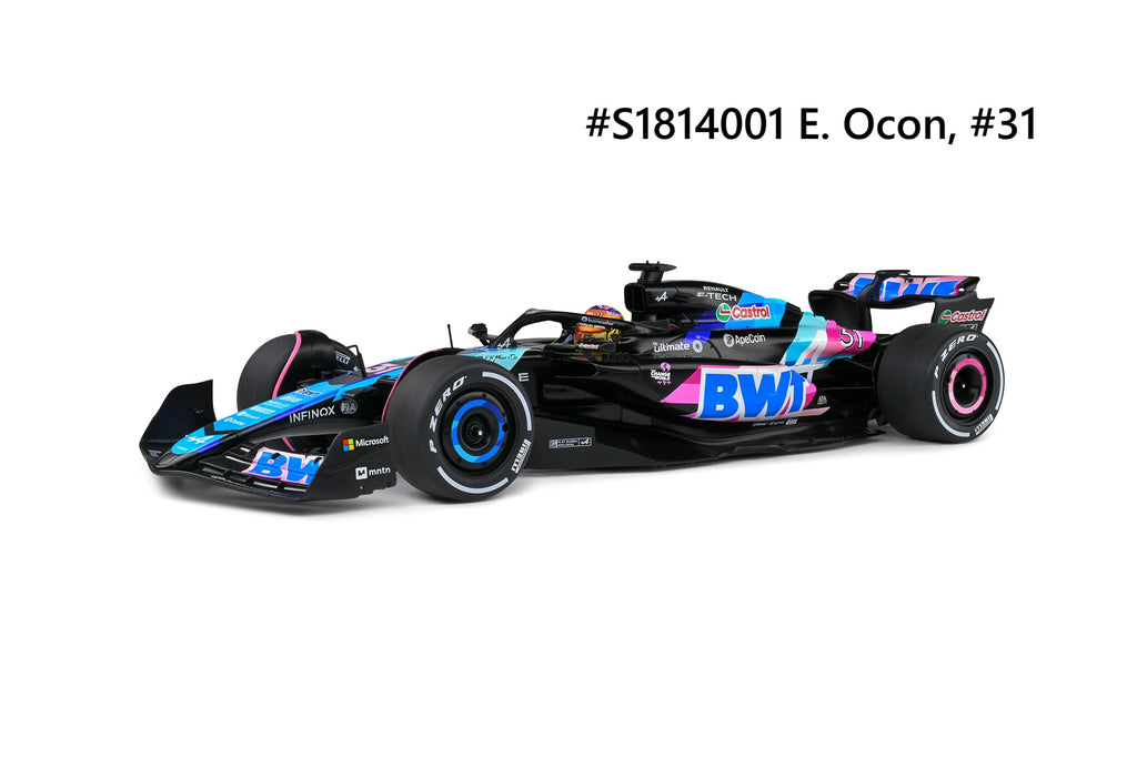 BWT Alpine A524 Formule 1 2024 Solido 1/18