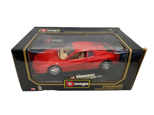 Ferrari Testarossa 1984 Burago 3019 IT - Blanche 1:18 - Occasion