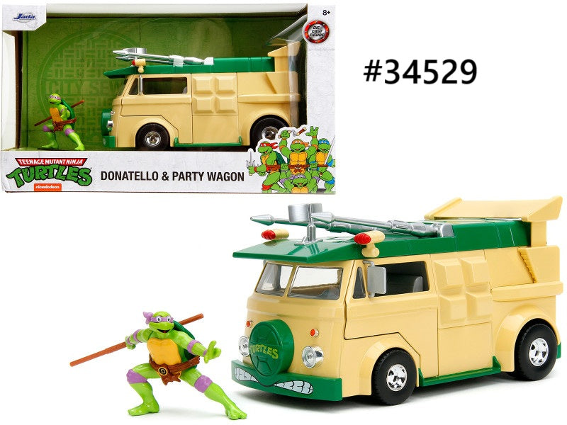 Donatello & Party Wagon Jada Hollywood Rides 1/24