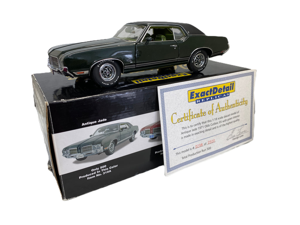 Oldsmobile Cutlass Supreme SX 1971 Lane Exact Detail 1/18