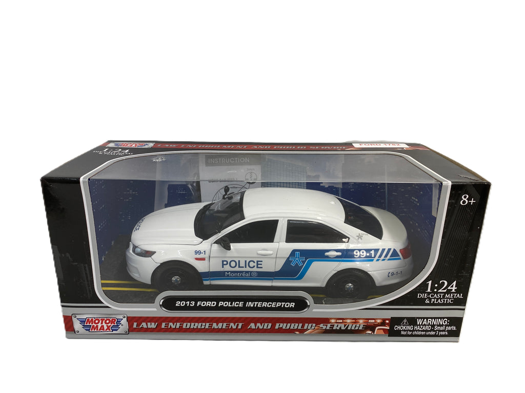Ford Taurus Police Interceptor 2013 Police de Montréal Motor Max 1/24