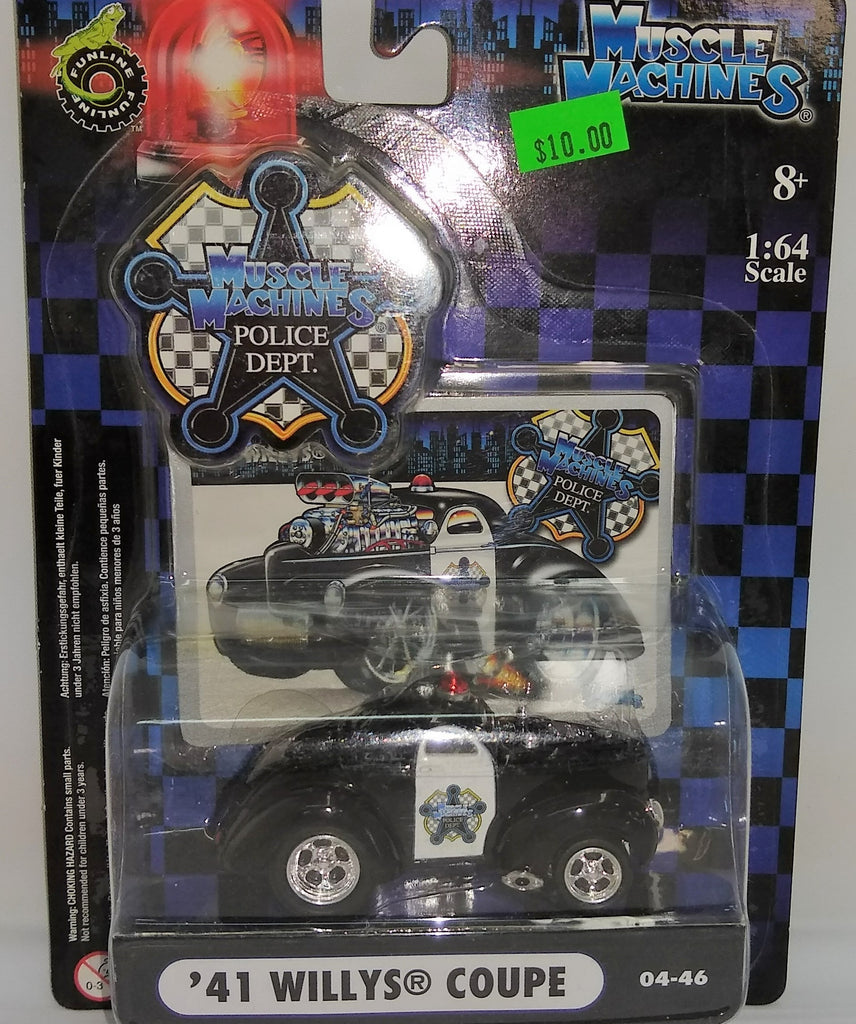 Willys Police 1941 Muscle Machines 1/64