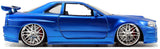 Nissan Skyline GT-R (R34) Fast and Furious Jada 1/24
