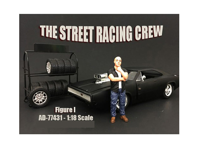 Figurine Street Racing American Diorama 1/18