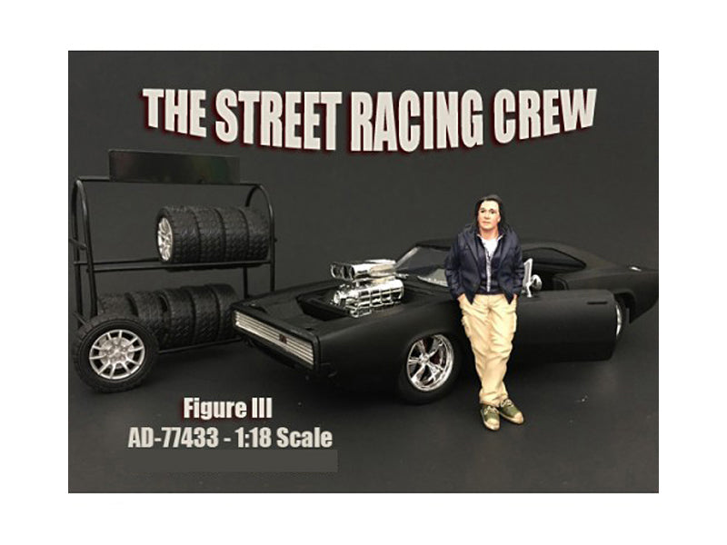 Figurine Street Racing American Diorama 1/18