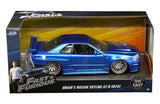 Nissan Skyline GT-R (R34) Fast and Furious Jada 1/24