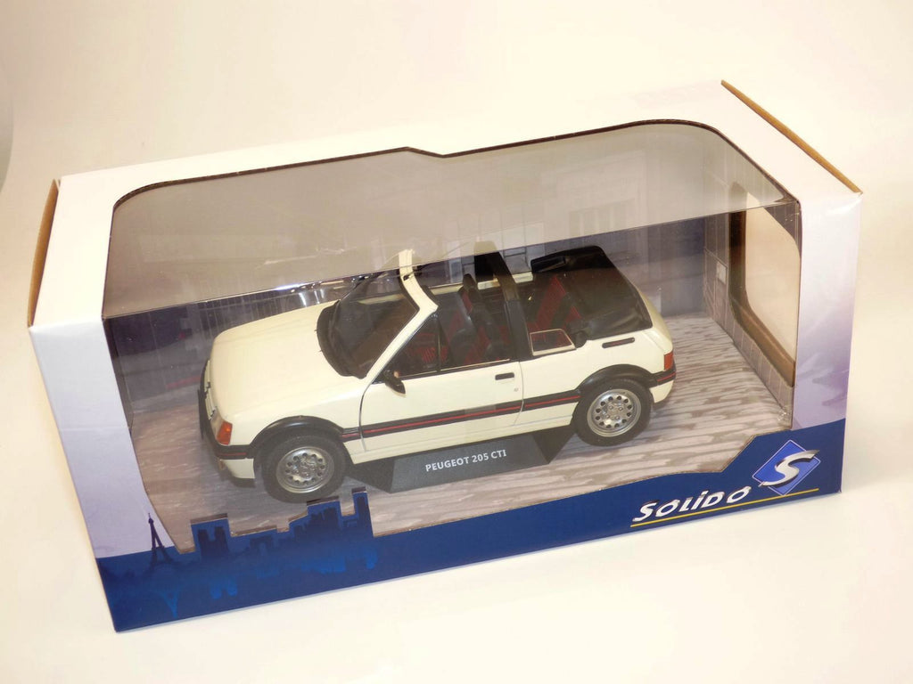 Peugeot 205 CTI MK1 Cabriolet 1989 Solido 1/18