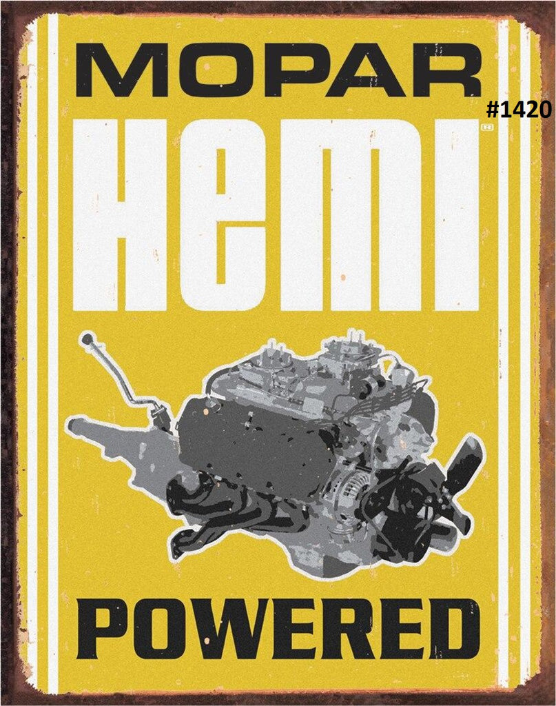 Enseigne MOPAR (Dodge, Chrysler, Plymouth, Desoto)