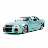 Nissan Skyline GT-R BNR34 Fast and Furious Jada 1/24