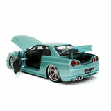 Nissan Skyline GT-R BNR34 Fast and Furious Jada 1/24