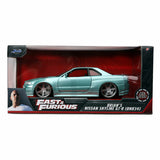 Nissan Skyline GT-R BNR34 Fast and Furious Jada 1/24