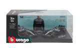 Mercedes-AMG Petronas W16 E Performance Formula 1 Team 2025 Burago 1/64