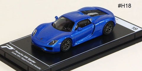 Porsche 918 Spyder Kinsmart PosterCars Hypercar League Collection 1/64