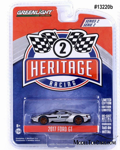 Ford GT 2017 Heritage Racing Greenlight 1/64