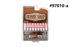 Remorqueuse Ford F-100 With Drop-In Tow Hook 1956 Hobby Shop Greenlight 1/64