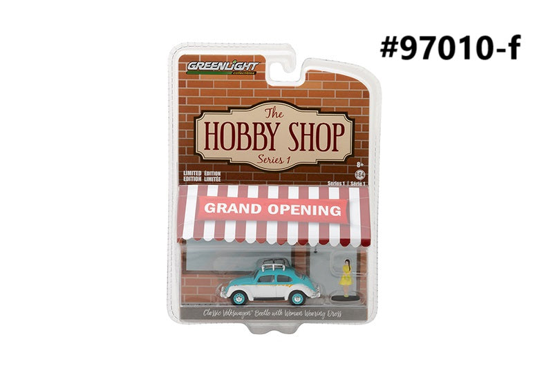 Volkswagen Classic Beetle Hobby Shop Greenlight 1/64