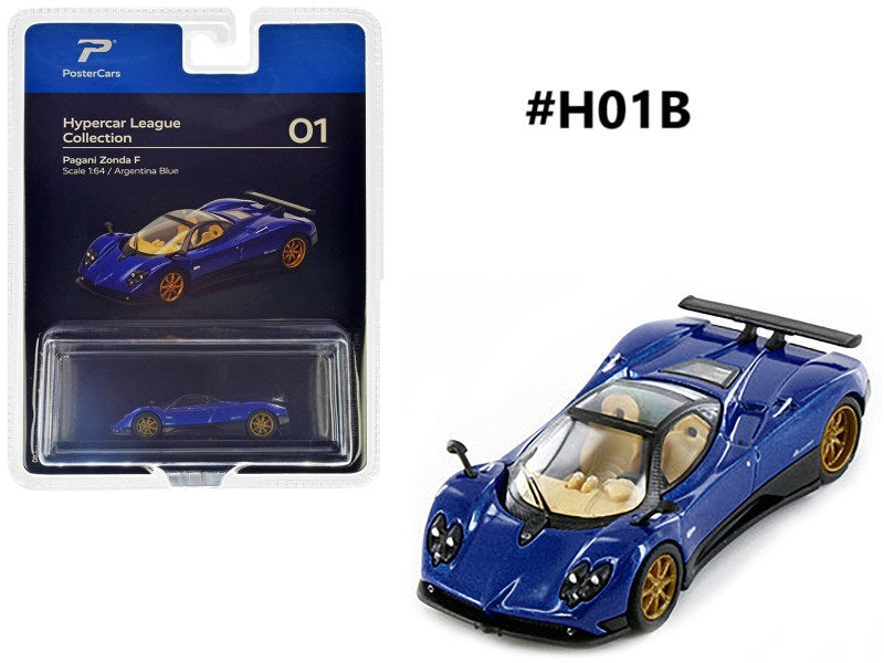 Pagani Zonda F Kinsmart PosterCars Hypercar League Collection 1/64