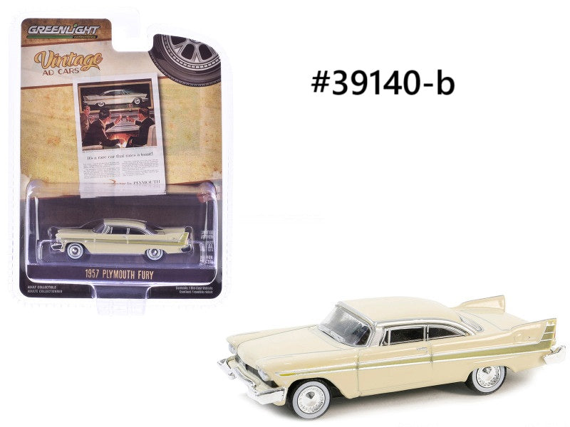 Plymouth Fury 1957 Greenlight Vintage Ad Cars 1/64