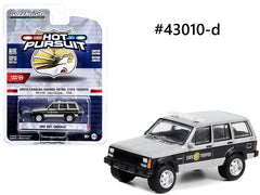 Jeep Cherokee 1995 Police Greenlight Hot Pursuit 1/64