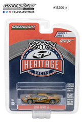 Ford GT 2017 Heritage Racing Greenlight 1/64