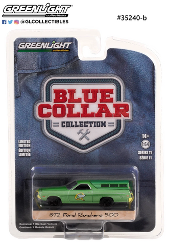 Ford Ranchero 500 1972  Greenlight Blue Collar Collection 1/64