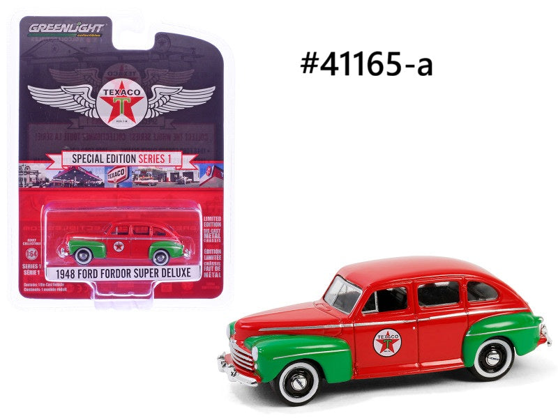 Ford Fordor Super Deluxe 1948 Texaco Special Edition Series 1  Greenlight 1/24