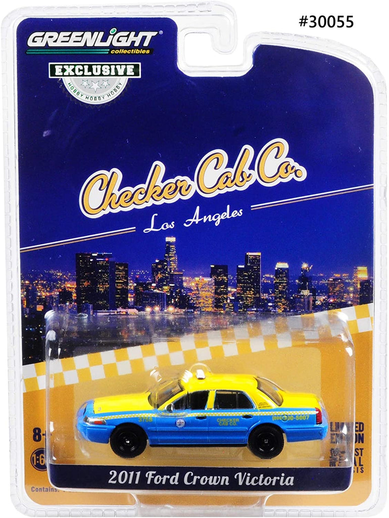 Ford Crown Victoria Taxi 2011 Greenlight Exclusive 1/64