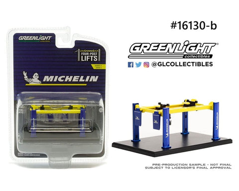 Lift à 4 pôteaux Four-Post Lifts Greenlight 1/64