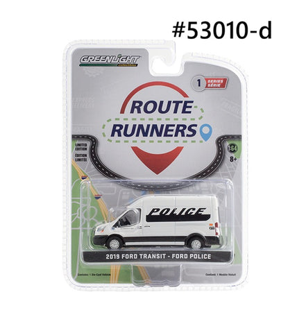 Ford Transit 2019 Greenlight Route Runners 1/64