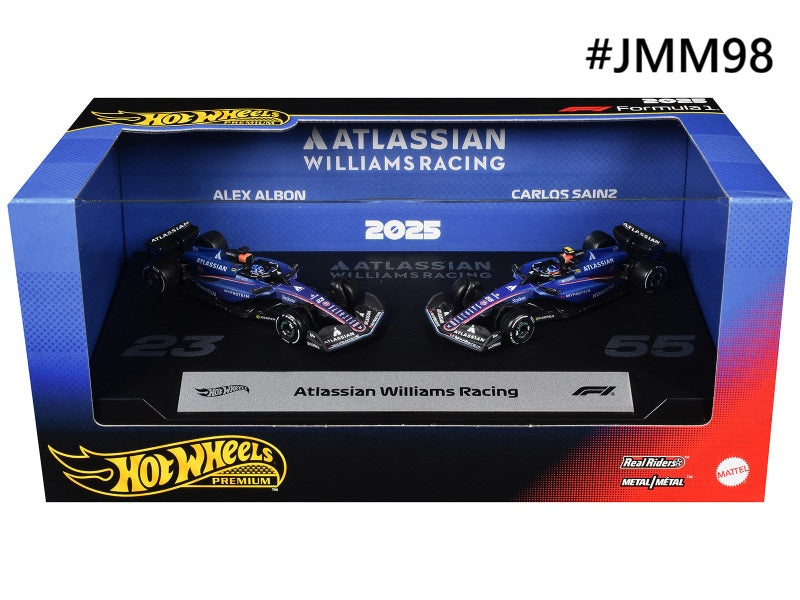 Atlassian Williams Racing FW47 Formula 1 Team 2025 HotWheels Premium 1/64