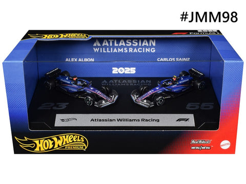Atlassian Williams Racing FW47 Formula 1 Team 2025 HotWheels Premium 1/64