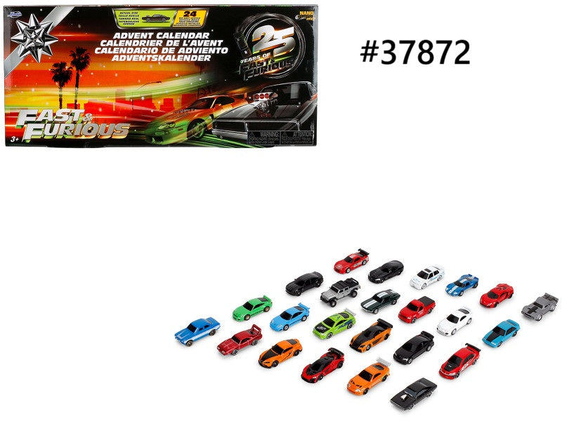 Calendrier de l'Evant 2026 Fast & Furious 25ième Anniversaire Jada Nano Hollywood Rides 1/55
