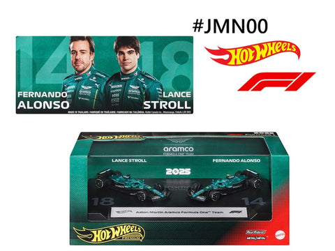 Aston Martin Aramco AMR25 Formula 1 Team 2025 HotWheels Premium 1/64
