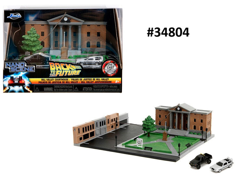 Palais de Justive de Hill Valley Back to the Future Jada Toys Nano Scene 1/87