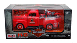 Ford F-1 Pick Up 1948 et Harley Davidson EL Knucklehead 1936 Maisto 1/24