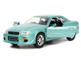 Nissan Skyline GT-R BNR34 Fast and Furious Jada 1/32