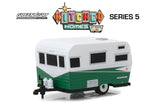 Roulotte Siesta Travel Trailer 1958 Hitched Homes Greenlight 1/64
