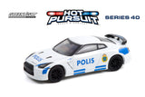 Nissan GT-R (R35) 2014 Police Greenlight Hot Pursuit 1/64