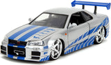 Nissan Skyline GT-R (R34) et Honda S2000 Fast & Furious 25ième Anniversaire Jada 1/24