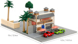 Toretto Cafe Fast & Furious Jada Toys Nano Scene 1/87